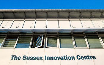 The facade of the Sussex Innovation Centre