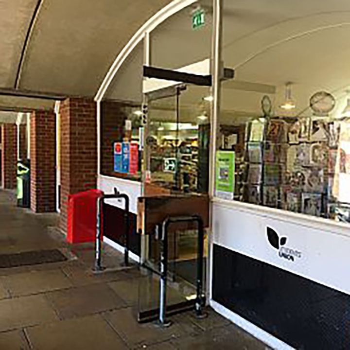 Union shop entrance in the arches