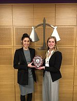 Successful mooting students