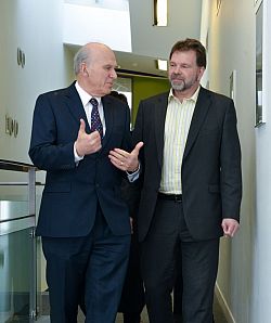 image of Mike Herd and Vince Cable MP