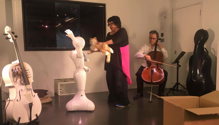 Performers in Robot Opera