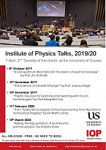 IOP talks programme 2019/20