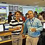 Alex Cerri in the ATLAS Control Room