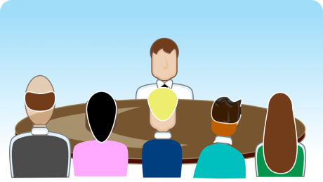 Talking about science Manager graphic