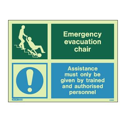 Disabled emergency exist signs
