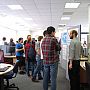 A Crowded exhibition room in Chichester I Lab 1.