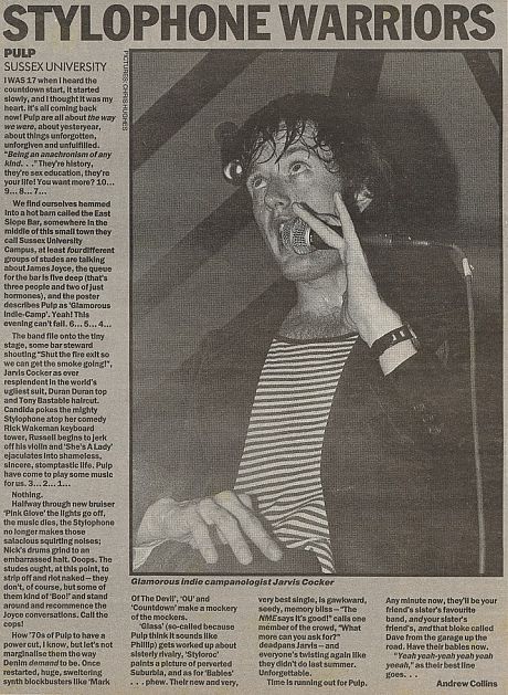 Pulp at Sussex Review