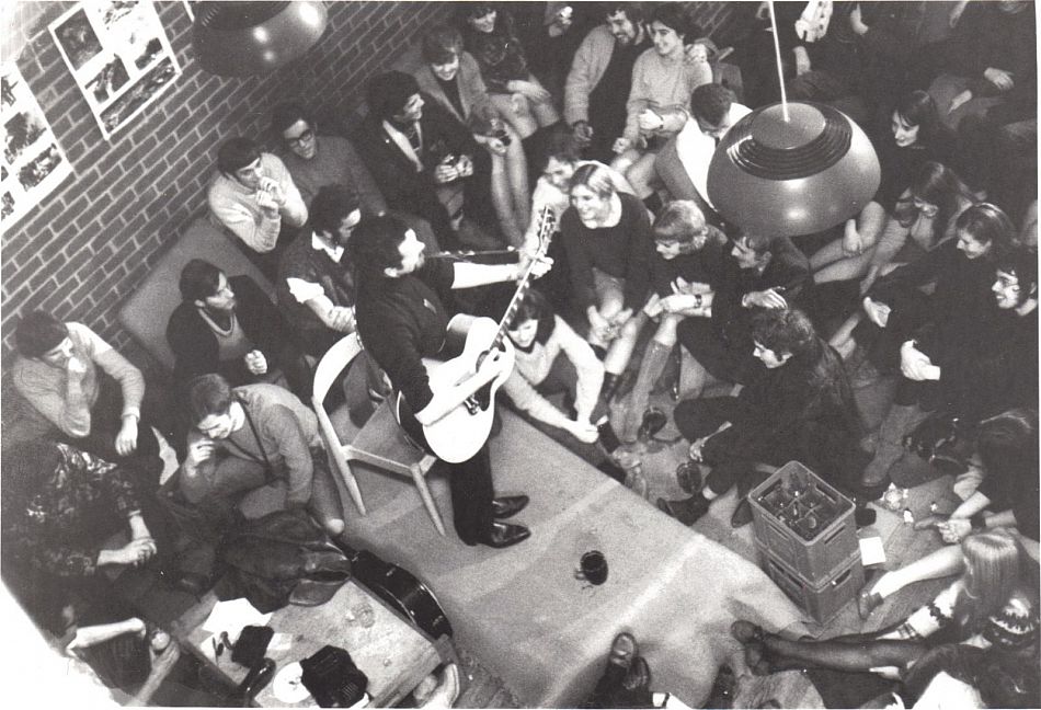 Alex Campbell performs in Falmer House in 1967