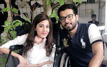 Muhammad and his partner Amna