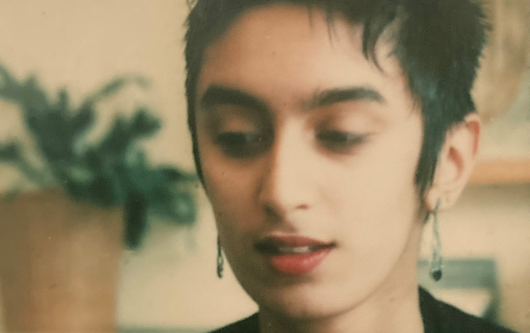 Sheela Banerjee in the 1980s during her studies at Sussex.