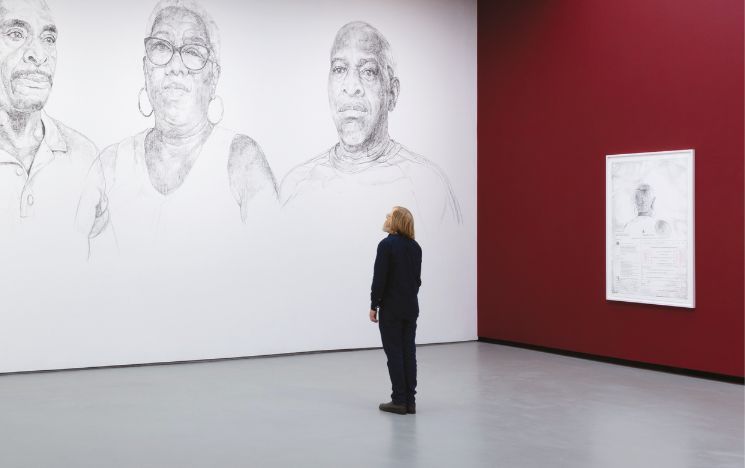 Barbara Walker's Turner Prize installation at Towner Eastbourne.