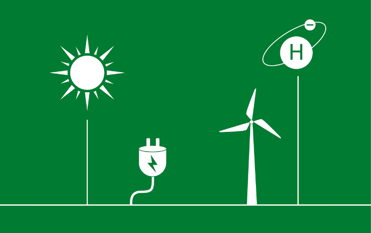 Illustration representing different forms of energy.