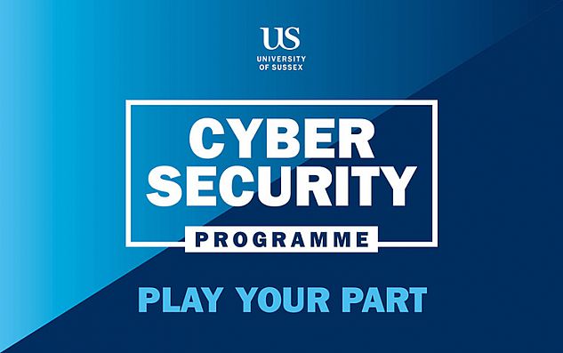 Cyber Security programme, play your part message
