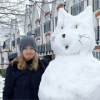 Photo of Oliver Rogoyski with a Snow Cat.