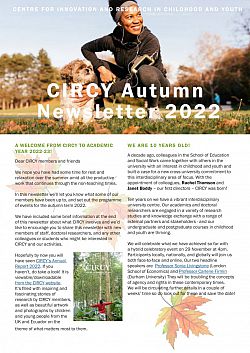 CIRCY Autumn Newsletter 2022 cover