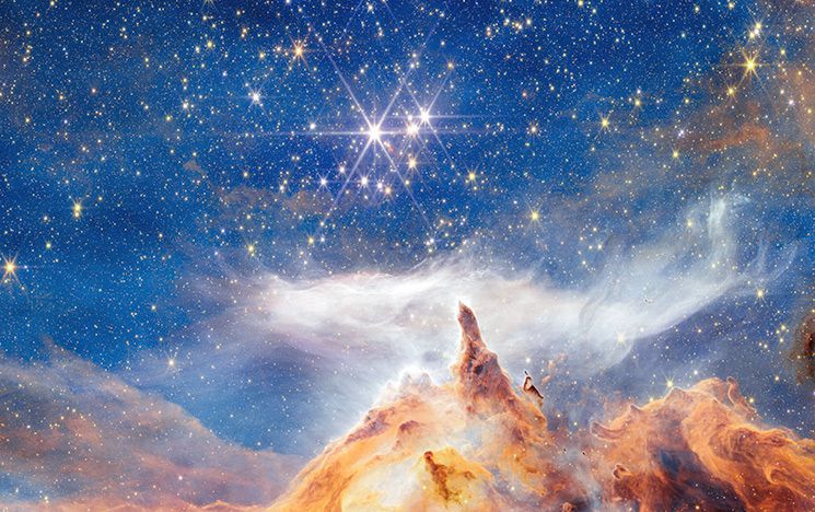 Stars and clouds