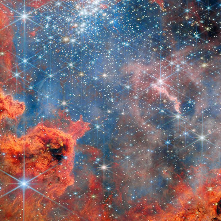 Stars and clouds