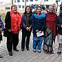 Professor Louise Morley with colleagues in Kathmandu, Nepal