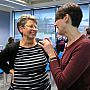 Professor Carole Leathwood with Professor Becky Francis