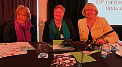 Professor Louise Morley and colleagues at Aurora 2016