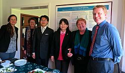 Professor Yumiko Hada & Dr Ryo Sasaki, Hiroshima University with CHEER members