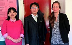 Professor Yumiko Hada & Dr Ryo Sasaki, Hiroshima University with Dr Tamsin Hinton-Smith, CHEER