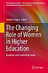 The changing role of wome in higher education: book cover