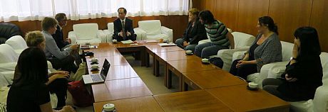 The CHEER team meets the Dean of Education at Hiroshima University: Day 1