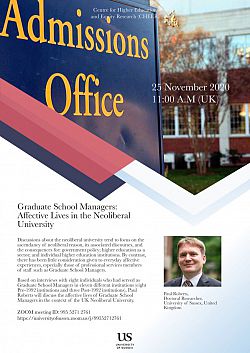 Graduate School Managers promo image: 25 Nov 2020