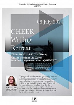 CHEER Writing Retreat: 8july2021