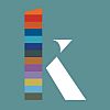 logo showing a large, colourful letter K