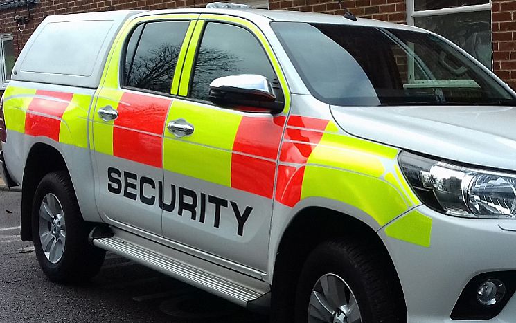 Image of a Security van