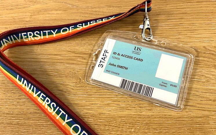 Image of a University ID card