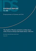 The Health of Women and Girls in Urban Areas with a Focus on Kenya and South Africa
