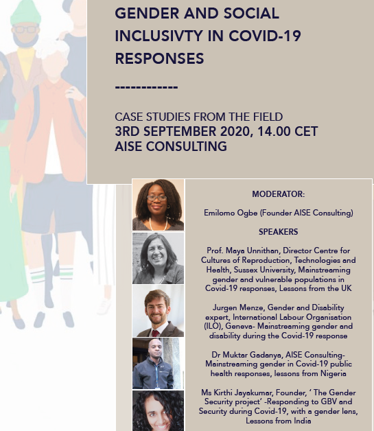 Gender and Social Inclusivity in Covid-19