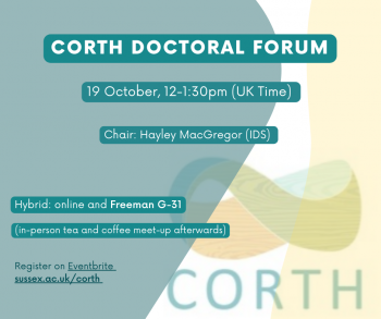 corth doctoral forum poster