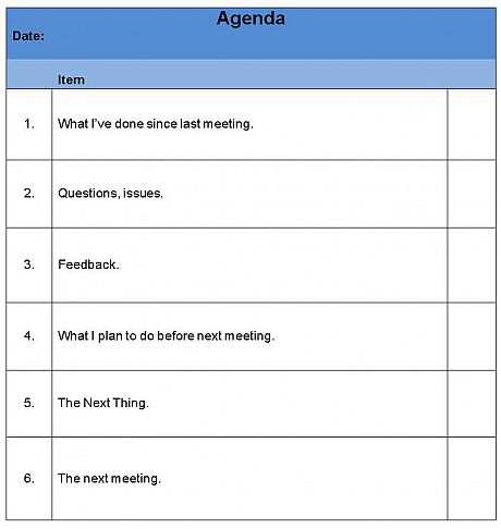 Meeting Agenda Template