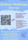  Poster for participants into research on mental health and substance use.