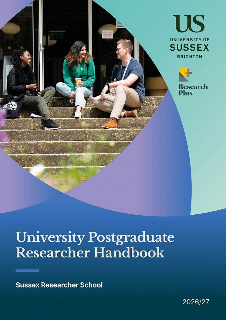 University PGR Handbook 2026-27 - front cover