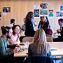 Attendees enjoying lunch in our SSRP Day exhibition put on during SSRP Week