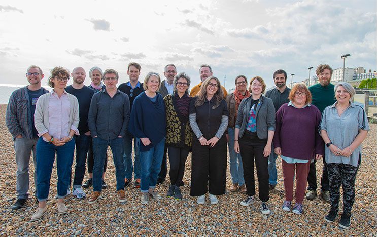 Beach team photo