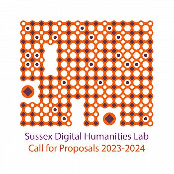 logo with text 'Sussex Digital Humanities Lab call for proposals'
