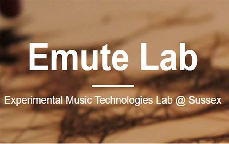 The word EMUTE on a blurred background of shadows on the ground