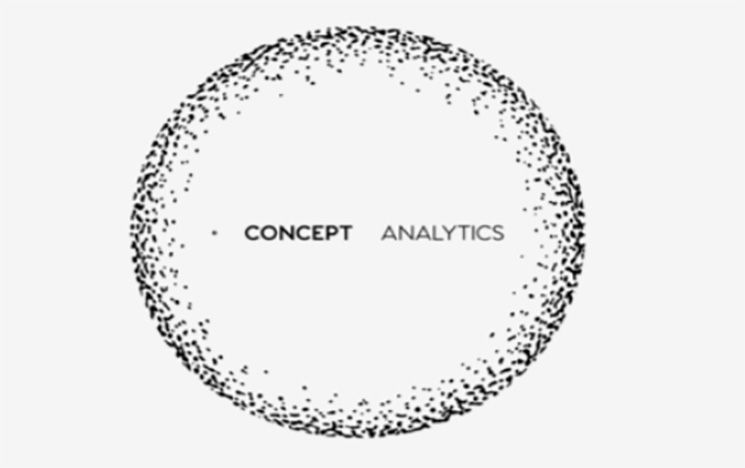 text concept analytics within a circle