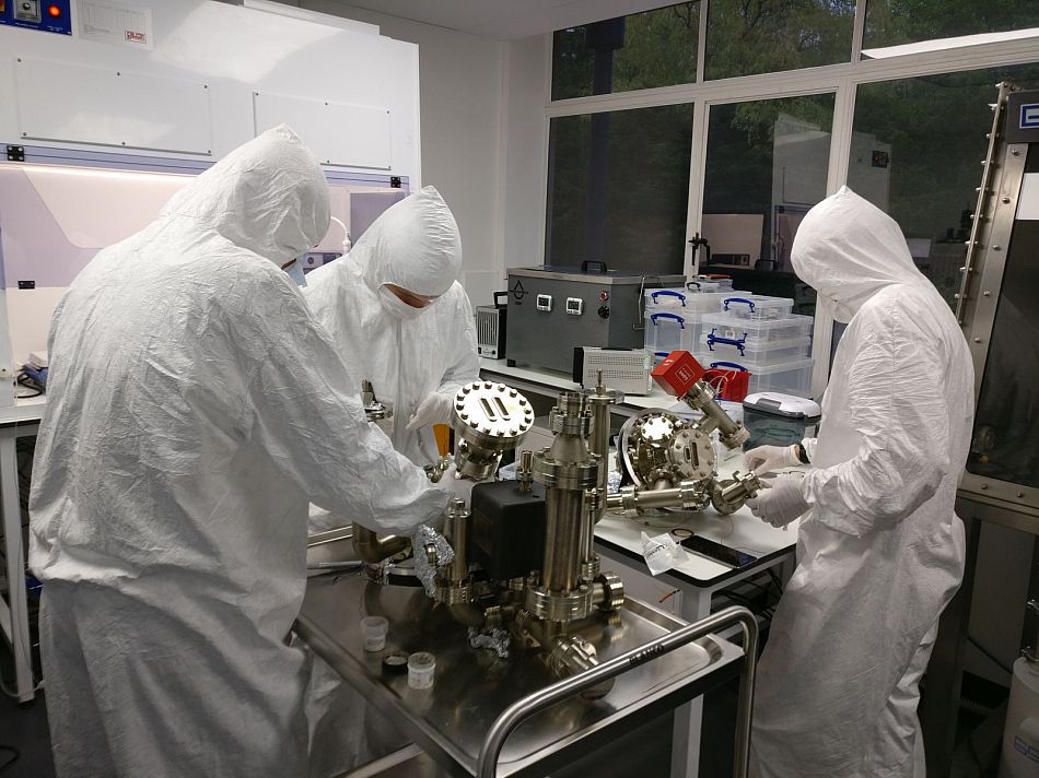 People in the clean room