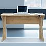 A sustainable office desk - made form layers of sustainable bamboo
