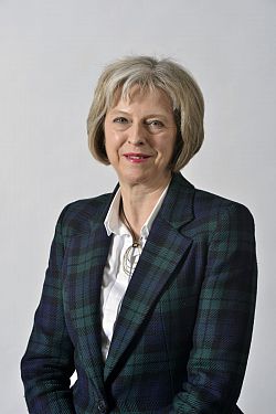 A photo of Theresa May
