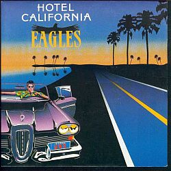 An image of the Hotel California album cover