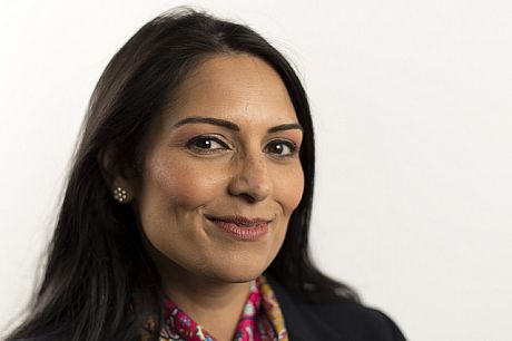 A photo of the UK politician Priti Patel MP