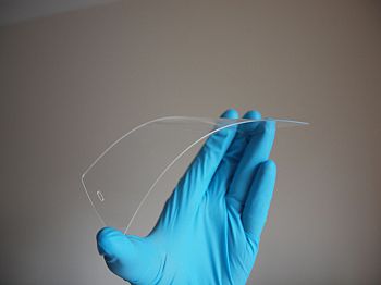 Flexible touchscreen made using silver nanowires